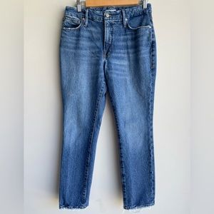 Good American High Rise Straight Denim Jean